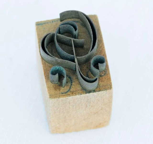 OP  PO  Monogramm Jugendstil Wäschestempel Initial Schablone Stempel Vorlage