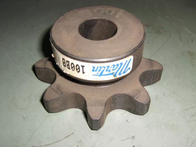 Sprocket 100 Roller chain 8 teeth 1" plain bore 100B8