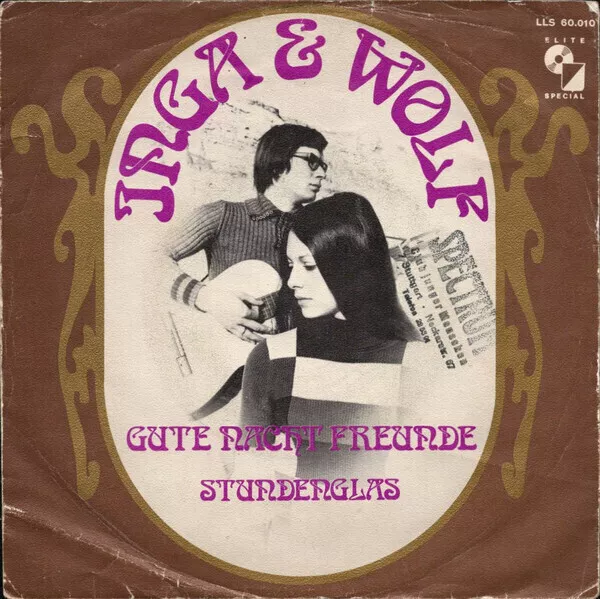 Inga & Wolf Gute Nacht Freunde Vinyl Single 7inch NEAR MINT Elite Special