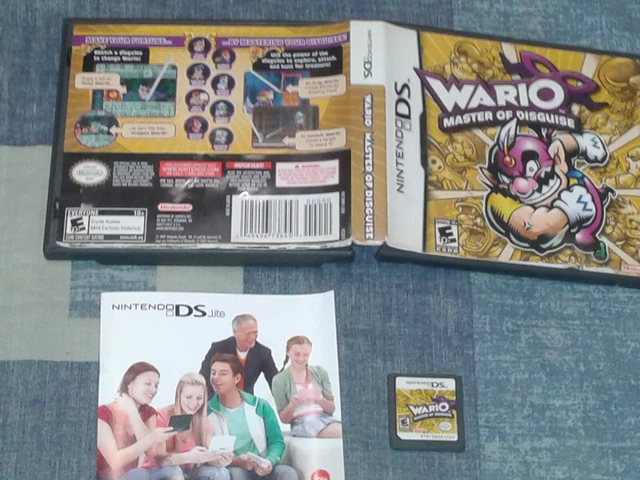 Wario: Master of Disguise Nintendo ds/ lite/ dsi usa fast postage