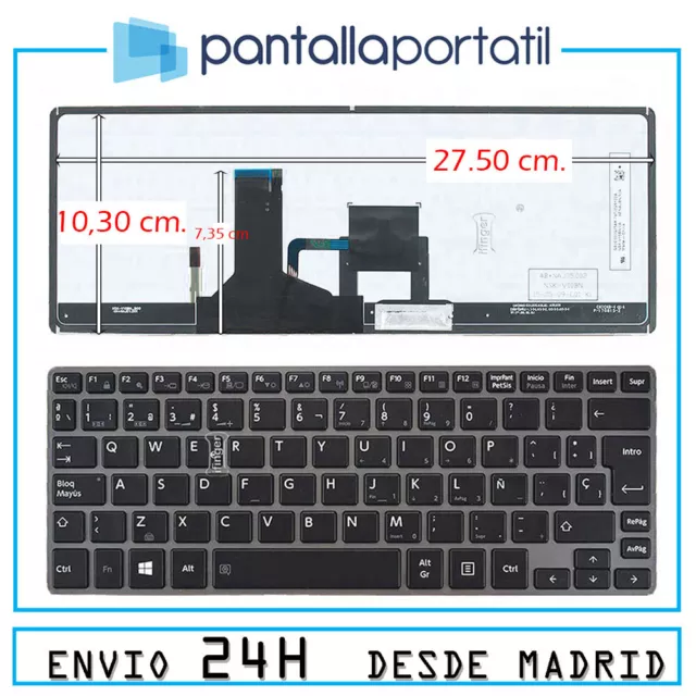 Teclado español para TOSHIBA PORTEGE Z30-A Z30-B Z30-C Z30 Z30-001011 Z30-AZ3...