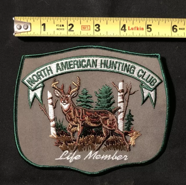 Vtg North America Hunting Club Member Patches Life Official Deer Patch
