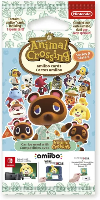 Cartes Amiibo Animal Crossing Series 5 New