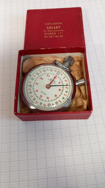 Chronomètre Vintage CRONEL By CAMY Suisse - À Réparer - Pour Collectionneurs Ou Restauration