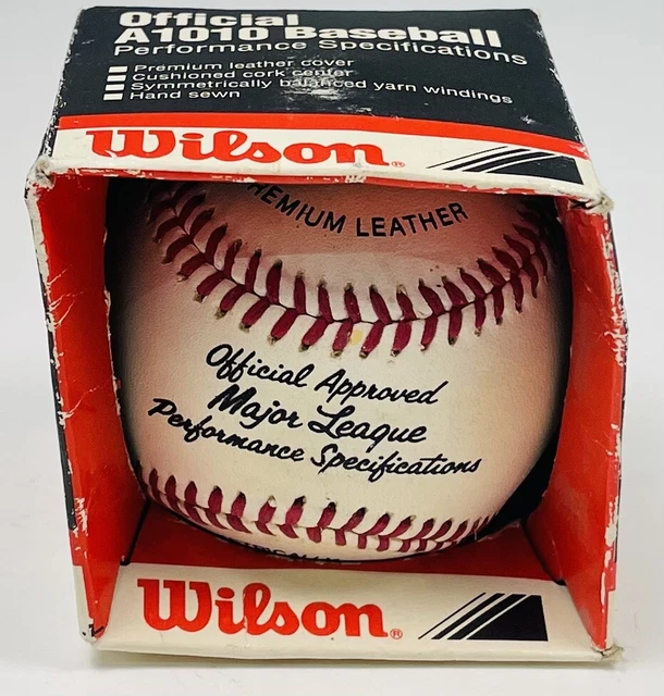Balle De Baseball WILSON – Officielle Major League A1010 – Avec Boîte – Signée