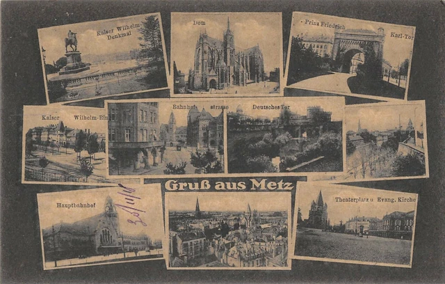 Cpa 57 Greeting From Metz