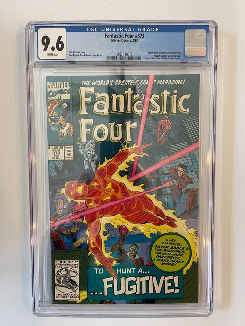 Fantastic Four #373 CGC 9.6  Spider-Man, Daredevil , dr doom app (1993)