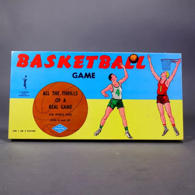 1950’s Basketball Board Game Warren Built-Rite Toys NOS NEW Vintage Rare!