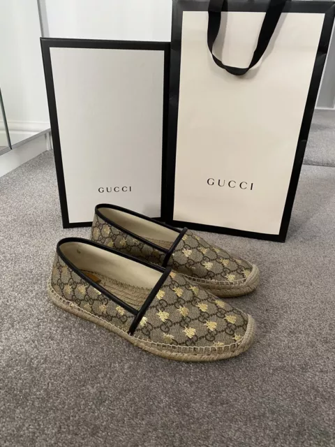 Gucci supreme deals bees espadrille
