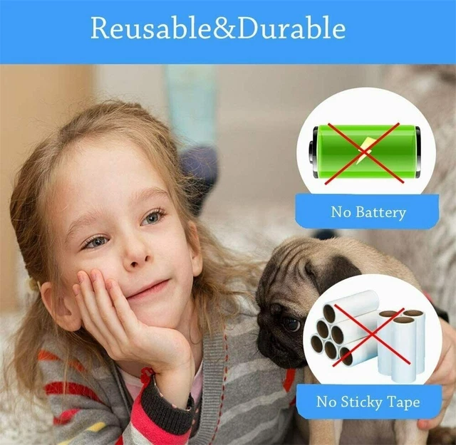 Reusable Pet Hair Lint Remover Dog Cat Hair Roller Cleaning Brush Sofa Clothes 11