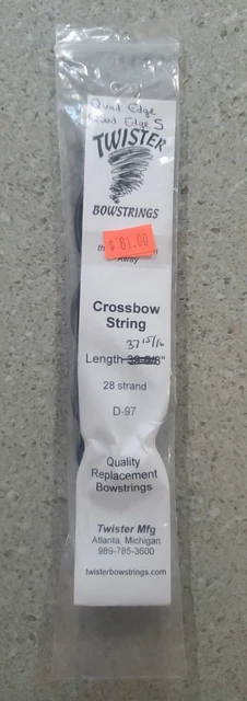 Barnett Quad Edge Crossbow String 37-15/16" Edge S 28 STRAND D-97 Bowstring