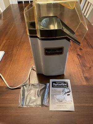 Vintage Presto PopCorn Now hot air Popcorn Maker 0481001