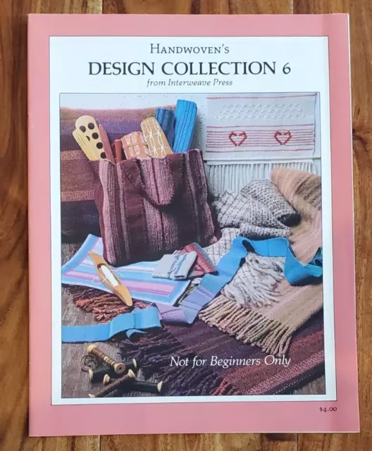 COLECCIÓN DE DISEÑO Handwoven 6 prensas entrelazadas, no solo para principiantes, 1983