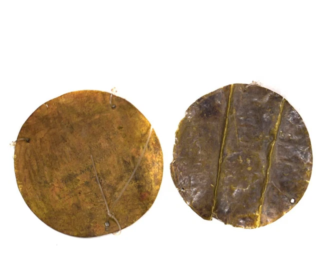 Escala de peso dorado Asante arte africano de Ghana