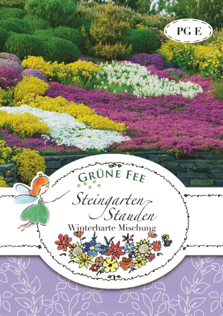 Steingarten-Stauden Winterharte Mischung 13245 Blumenmischung Samen Saatgut