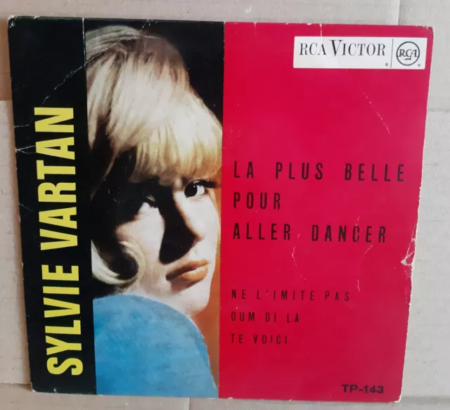 Sylvie VARTAN Rare EP Portugal La plus belle pour aller danser (avec faute !)