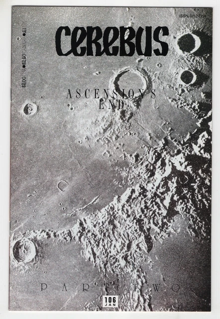 CEREBUS  #106  DAVE SIM  (AARDVARK-VANAHEIM)  VF  or  BETTER!!