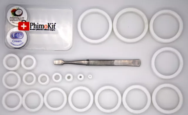 Genuine Phimocure Phimosis Kit with Manual Stretcher and Skin Cream