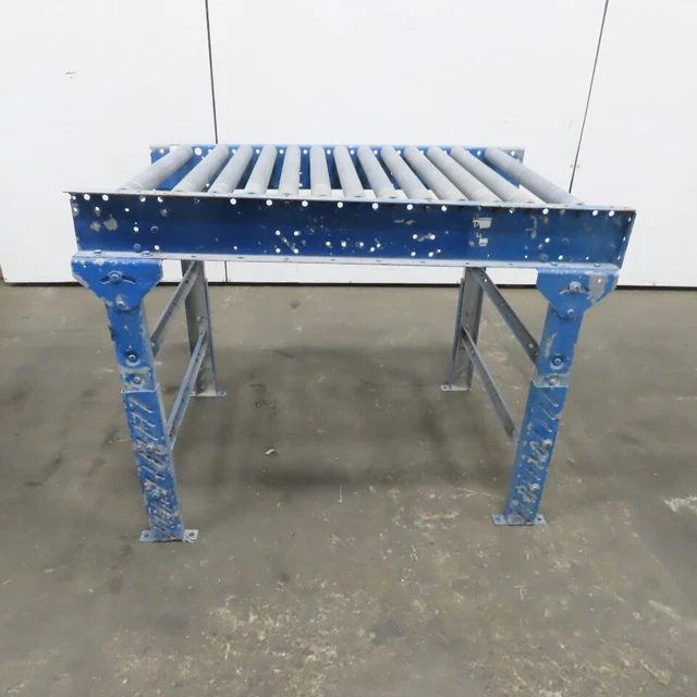 31"x48" Gravity Roller Conveyor 28"BF 1.90" Diameter Galvanized 3" Centers