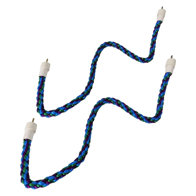 Licol Et Longe En Corde - Taille Full - Fabriqué Main UK - Marine/Rouge
