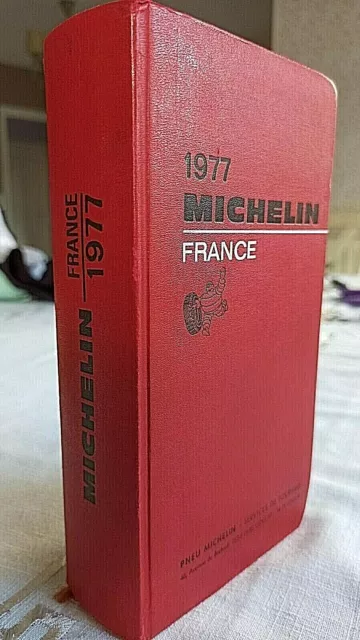 Guide MICHELIN rouge France 1977 = Très Bon état  !!!