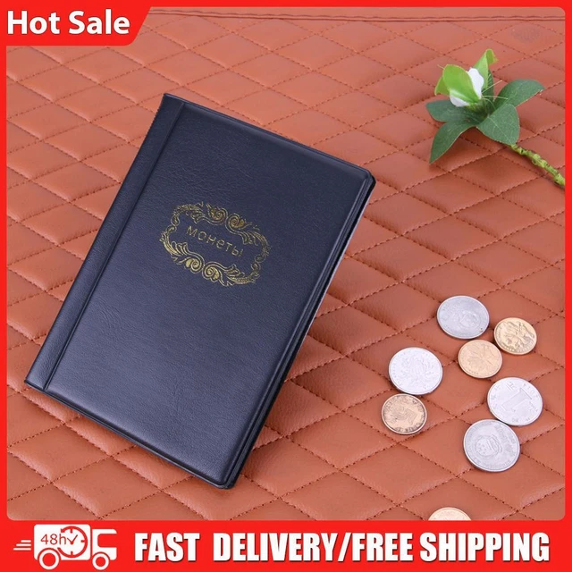 120 Pockets Coin Storage Holders Durable Money Album Book Household Accessories
