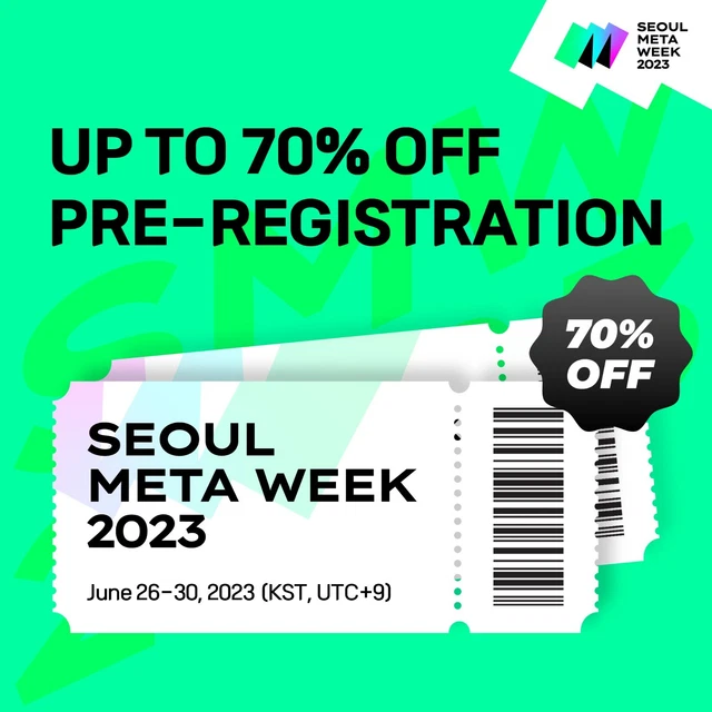 SEOUL META WEEK 2023 METACON PASS Ticket 129.00 PicClick