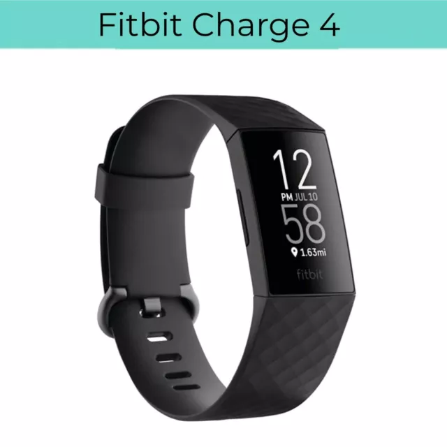 Fitbit Charge 4 Advanced Fitness Tracker GPS Heart Rate FB417BKBK