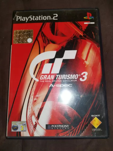 Gran Turismo 3 A-Spec  Sony Ps2 Playstation 2 Completo Pal Italiano Ita Raro