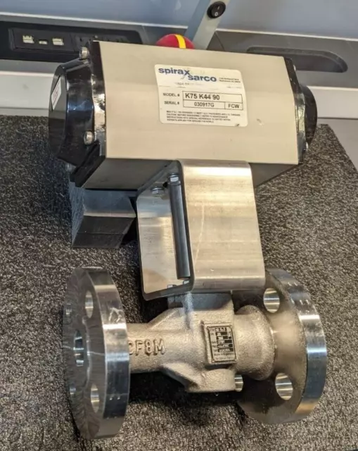 Spirax Sarco Bottom Blowdown Valve DN25, stainless steel, Pneumatic actuator
