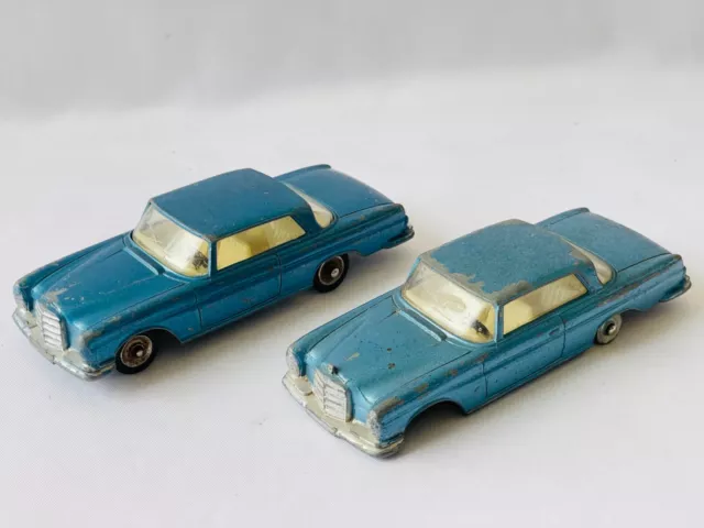 Lot De 2 Dinky Toys Original Mercedes Benz 300Se