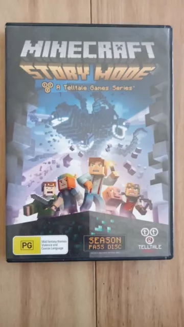 Minecraft Story Mode PC DVD-Rom Software Video Game 2015 Windows