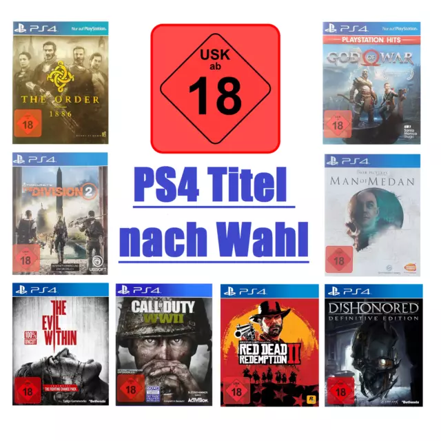 PS4 - Playstation ► USK 18 Spiel nach Wahl - Resident Evil | Call of Duty u.v.m
