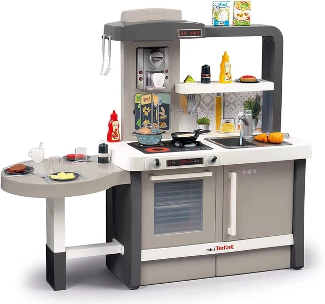 Smoby 312300 Tefal Evo Cuisine Évolutif Cuisine Avec Évier , Four Salle à Manger