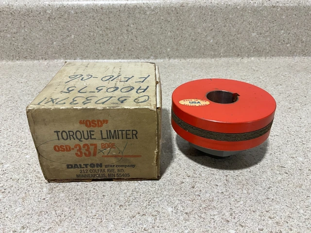 Dalton Gear Torque Limiter OSD-337 1" Bore NEW