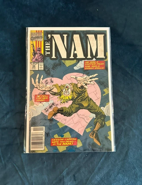 The Nam #50 Marvel Comics 1990 Newsstand