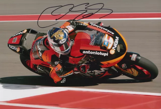 Foto Colin Edwards Firmata a mano NGM Mobile Forward Racing 12x8 MOTOGP 10.