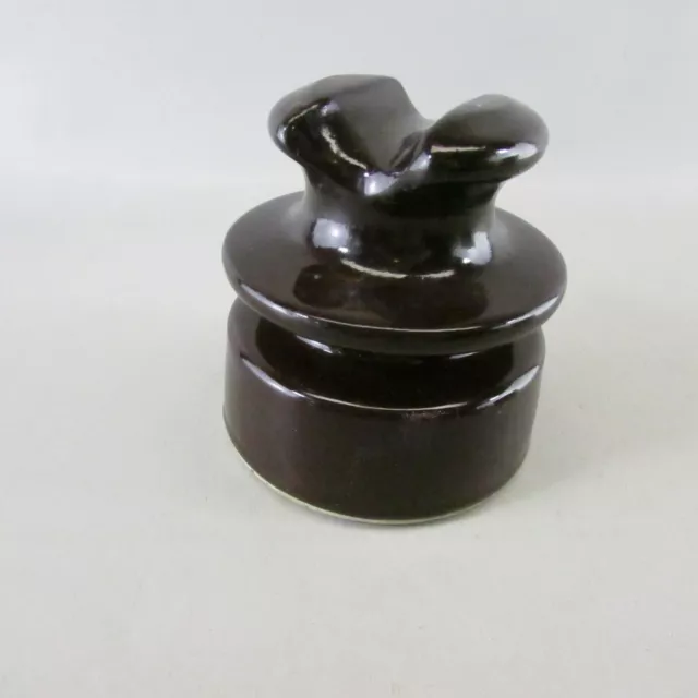 Dark Brown ceramic porcelain glass insulator LOCKE High Top