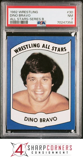 1982 Wrestling All-Stars-Series B #30 Dino Bravo Psa 7 X3625700-356