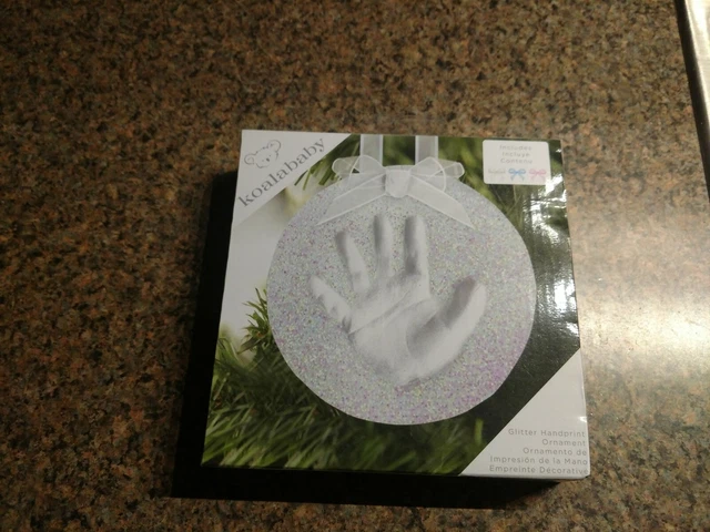 Koala Baby Hand Print Glitter Ornament New in Box Memories