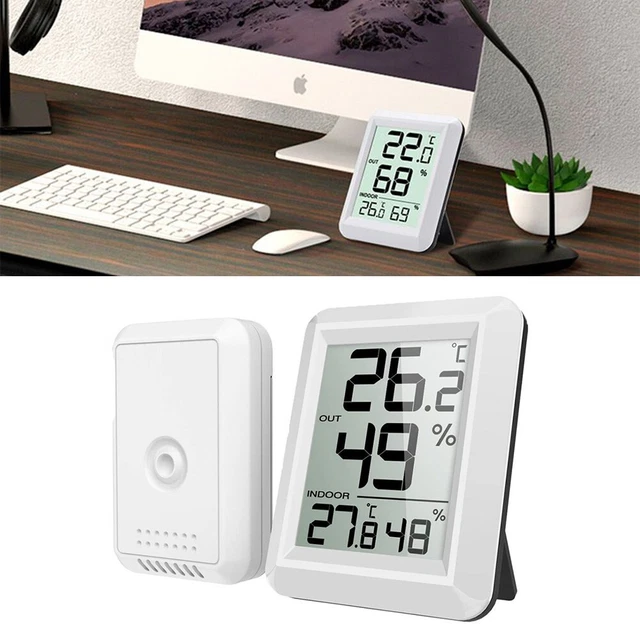 Termoigrometro digitale wireless misuratore di temperatura umidità interno este