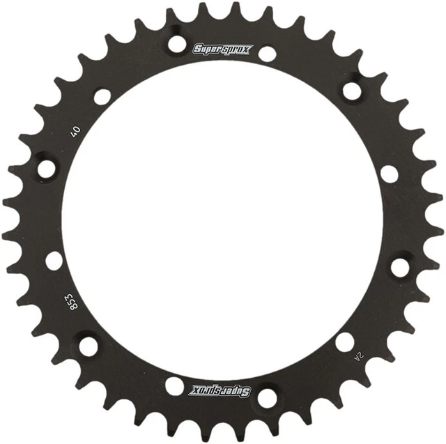 Supersprox Rear Steel Sprocket 40T Black RFE-853-40-BLK
