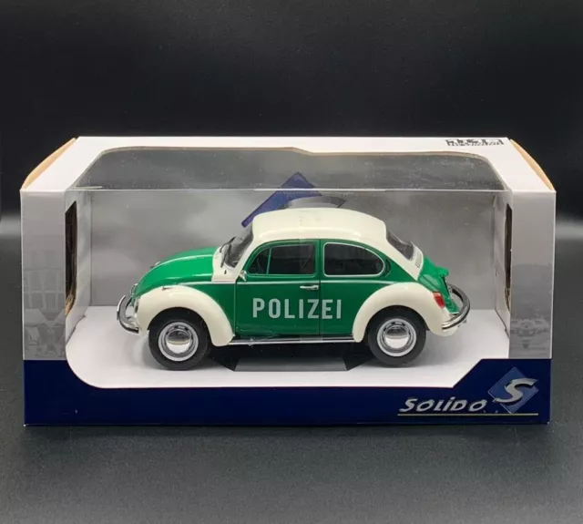 1:18 Solido Volkswagen Beetle 1303 - Polizei Ref:S1800504