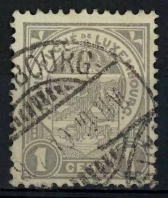 Luxembourg 1906-19 SG#157, 1c Pearl Grey Used #E80614