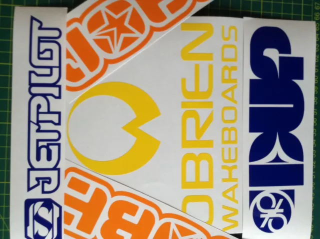 Wakeboard Stickers Pack 14 Wake Decal Stickers Ronix Jet Pilot Hyperlite KGB CWB 3