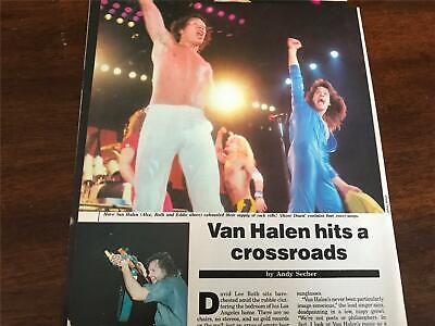EDDIE VAN HALEN TRIBUTE PIN PATCH COMBO, Van Halen, David Lee Roth 