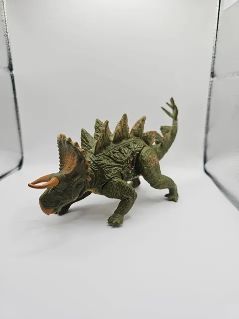 Jurassic World Stegoceratops Bashers & Biters Dinosaur Hybrid Rare Hasbro 2015