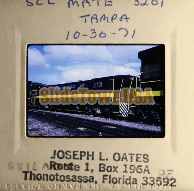 Vtg 1971 Train Slide 3201 SCL Seaboard Coast Line Railroad X3M011 2