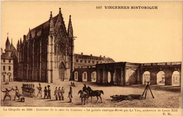 CPA AK VINENNES La Chapelle in 1830 (672365)