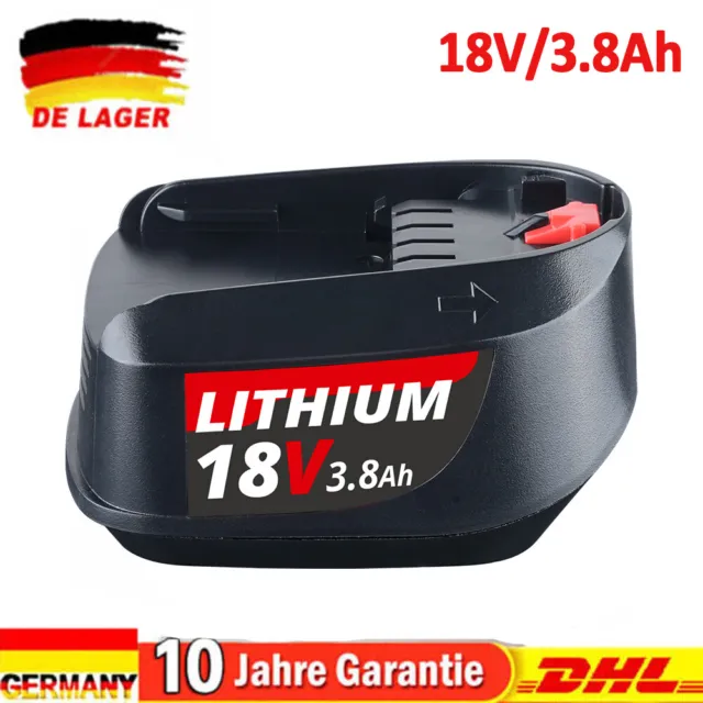 Nuovo per batteria Bosch PBA 18 V agli ioni di litio, 18 V, 3,8 Ah batteria di ricambio 1600A005B0 PBA, PST 18 v